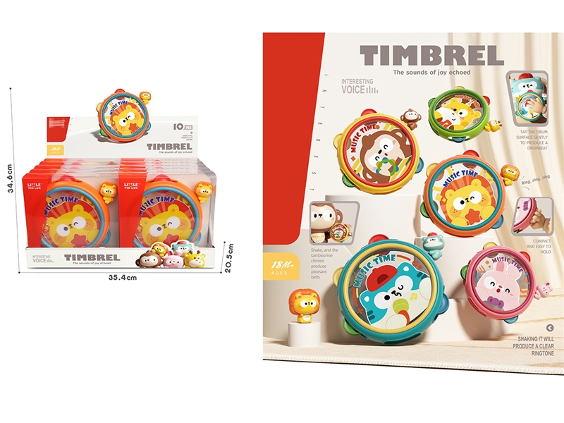 HAND BEAT DRUM,10PCS/DISPLAY BOX - HP1242224