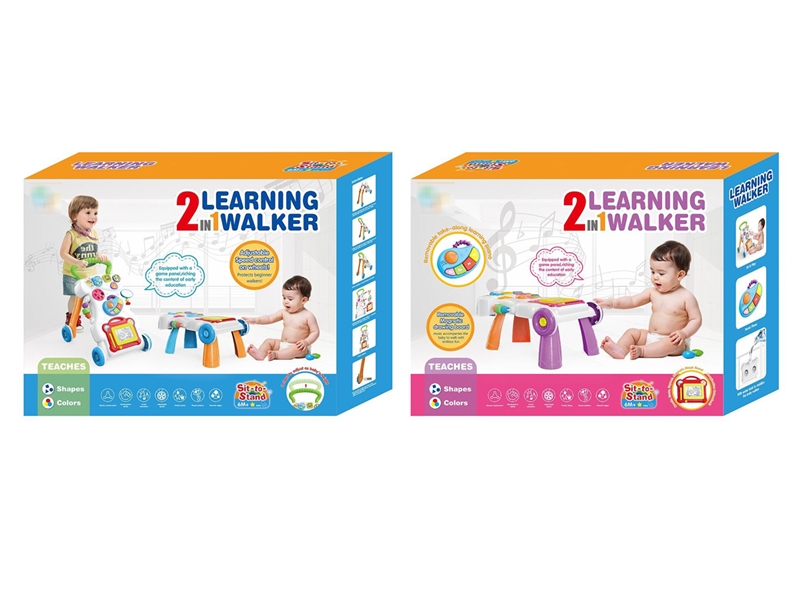 2 IN 1 LEARNING WALKER WITH LIGHT & MUSIC - HP1242279