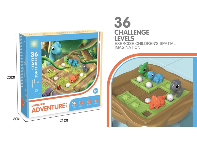 36 CHALLENGE LEVELS DINOSAUR ADVENTURE - HP1242299