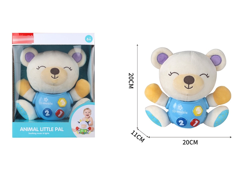 PLUSH SOOTHE TOY W/SOUND & LIGHT - HP1242362