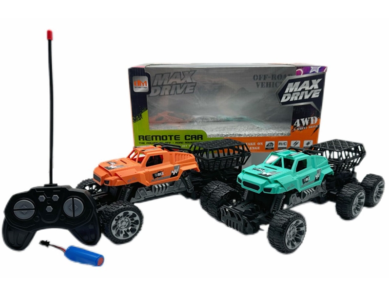 4-CHANNE R/C CLIMBING CAR W/LIGHT（INCLUDED BATTERY）2COLORS - HP1242392