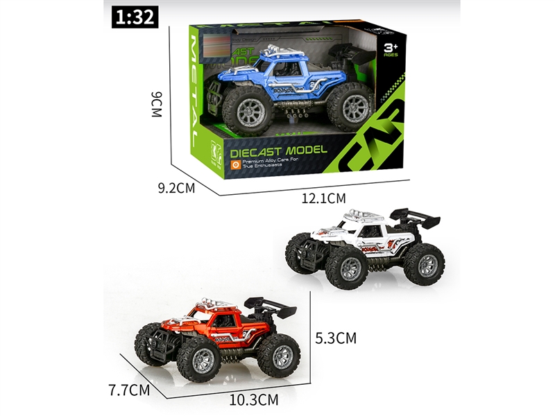 FRICTION DIE-CAST CAR,3COLOURS - HP1242928