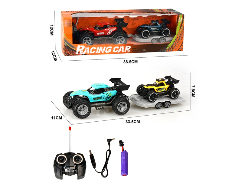 1:24 4-CHANNEL R/C CAR (INCLUDE BATTERY),2COLOURS - HP1243053
