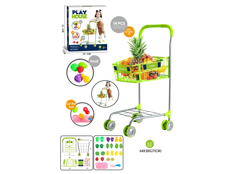 SHOPPING CART + CUTTING PLAY SET - HP1243732