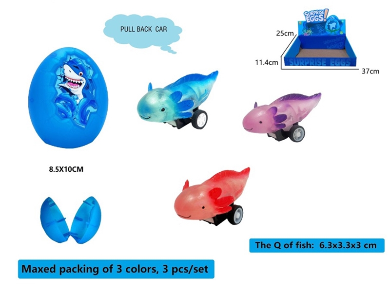 PULL BACK CAR , 12PCS/DISPLAY - HP1244334