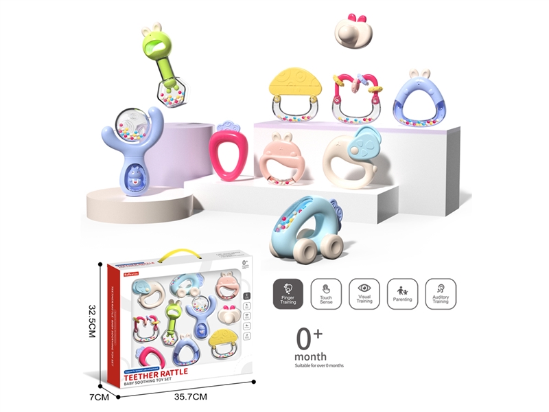 BOILED BABY RATTLE 10PCS - HP1244658