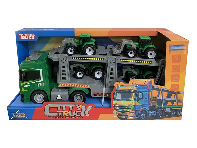 1:14 FRICTION FAMER TRUCK W/LIGHT & MUSIC - HP1244771