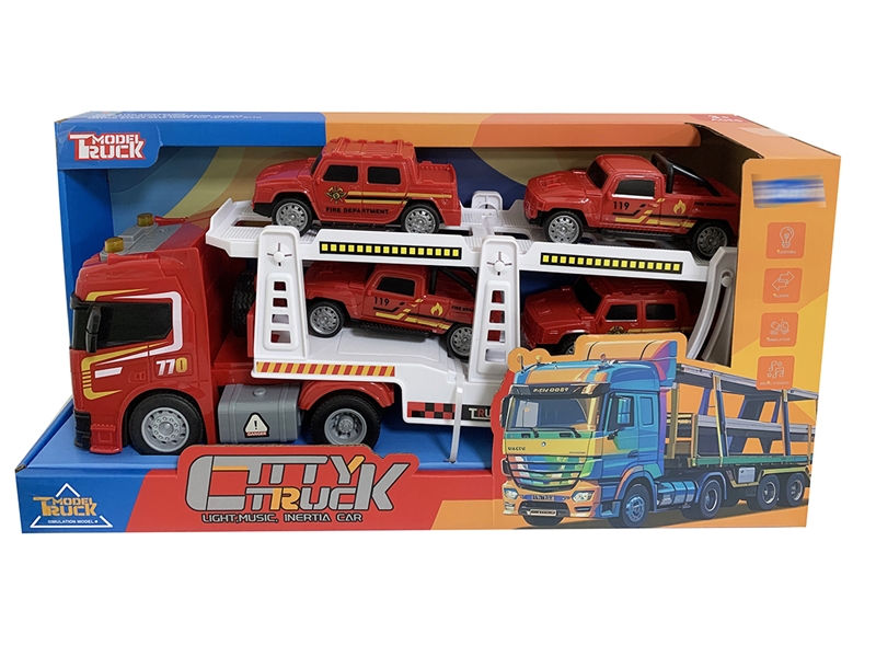 1:14 FRICTION FRIE TRUCK W/LIGHT & MUSIC - HP1244772