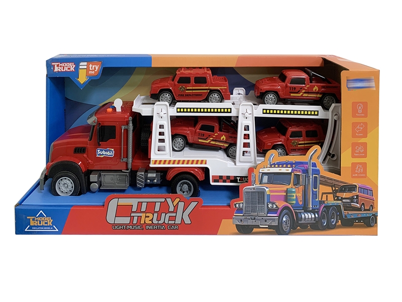 1:14 FRICTION FRIE TRUCK W/LIGHT & MUSIC - HP1244777