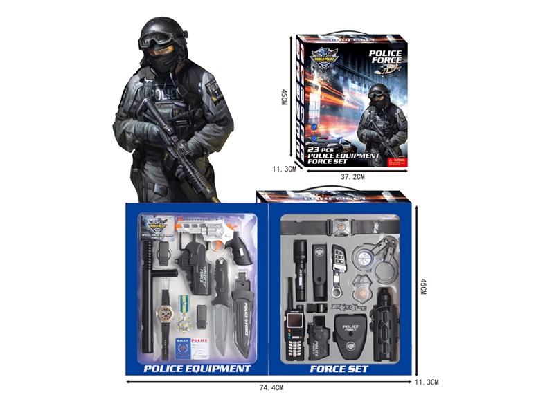 POLICE SET W/LIGHT & SOUND（INCLUDED BATTERY） - HP1244919