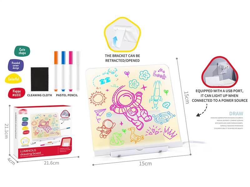DRAWING BOARD W/LUMINOUS,2COLOURS - HP1245094