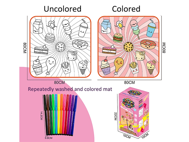 COLORING WASHABLE MAT - HP1245197