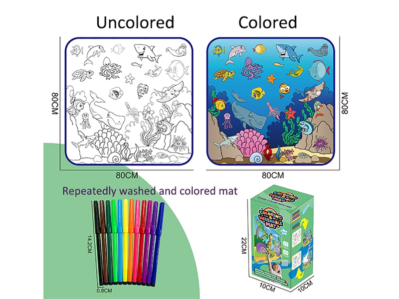 COLORING WASHABLE MAT - HP1245199