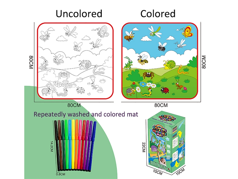 COLORING WASHABLE MAT - HP1245200