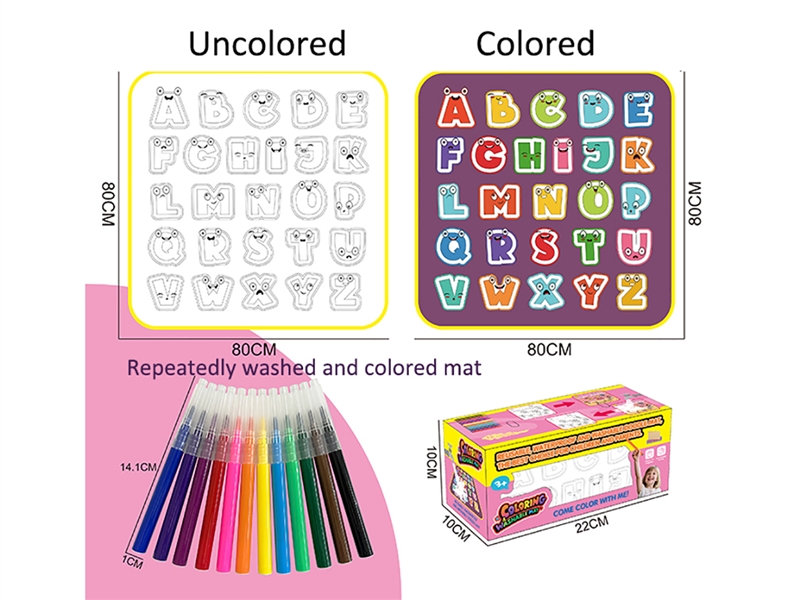 COLORING WASHABLE MAT - HP1245206