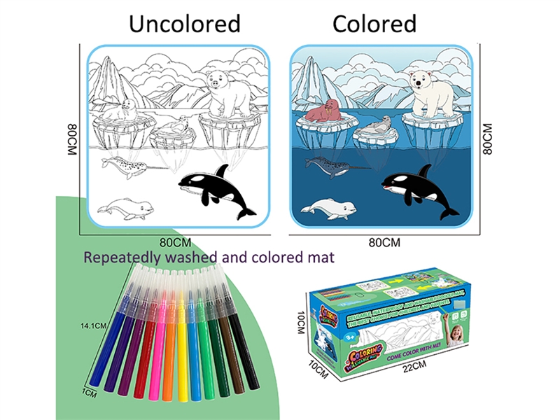 COLORING WASHABLE MAT - HP1245211
