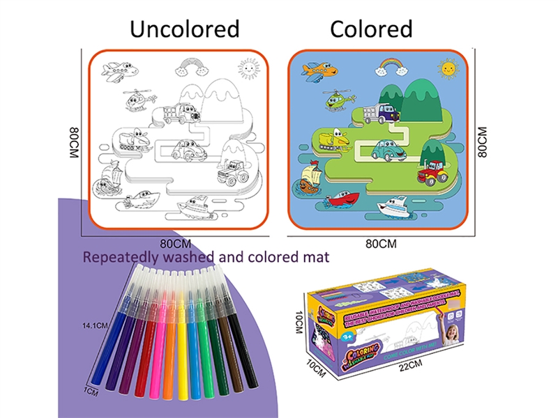 COLORING WASHABLE MAT - HP1245213