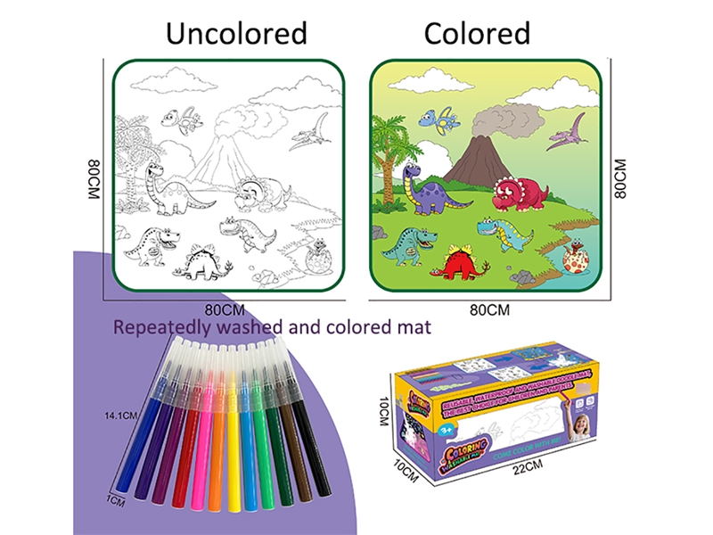 COLORING WASHABLE MAT - HP1245214