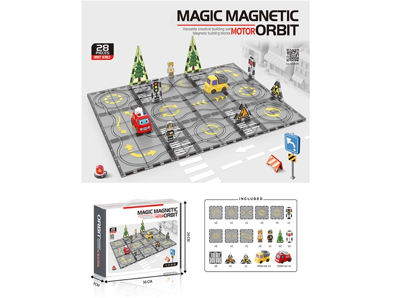 MAGNETIC BUILDING BLOCKS 28PCS - HP1245638