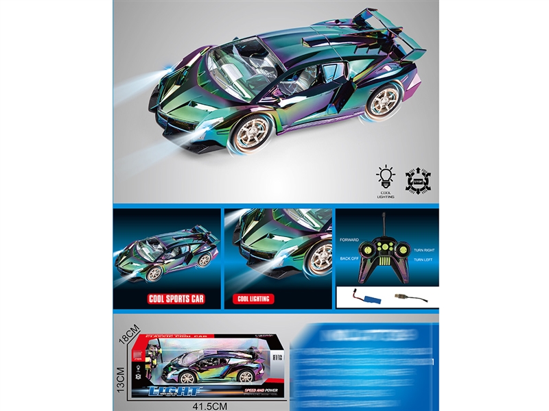 1:12 4-CHANNEL R/C CAR W/LIGHT - HP1245705