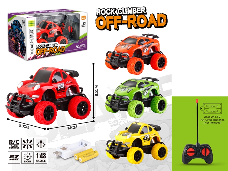 4-CHANNE R/C CAR W/LIGHT（INCLUDED BATTERY） - HP1245745