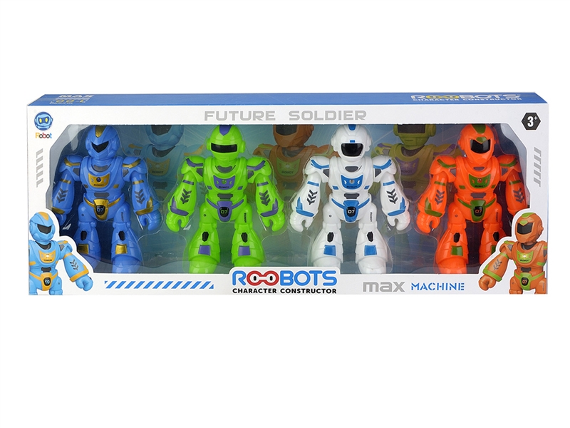 ROBOT W/LIGHT,4PCS - HP1245864