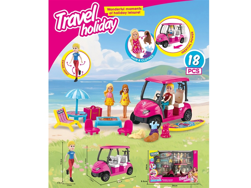 GOLF CART SET W/ACCESSORIES - HP1246019