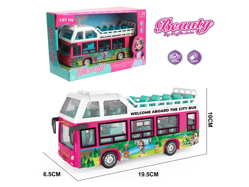 FRICTION BUS W/LIGHT & SOUND - HP1246042