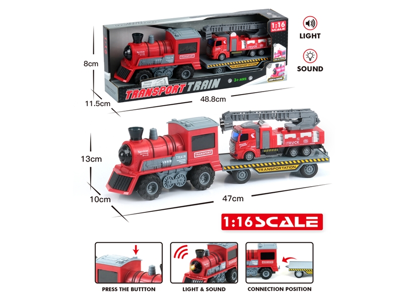 FRICTION TRUCK W/SOUND & LIGHT - HP1246053