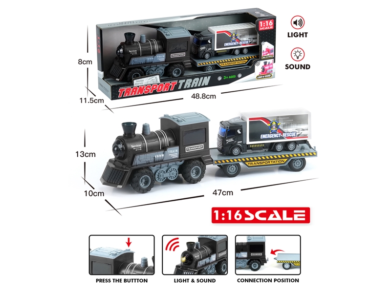 FRICTION TRUCK W/SOUND & LIGHT - HP1246055