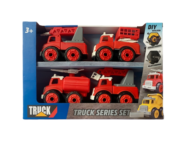 DIY ASSEMBLE FIRE CAR - HP1246121