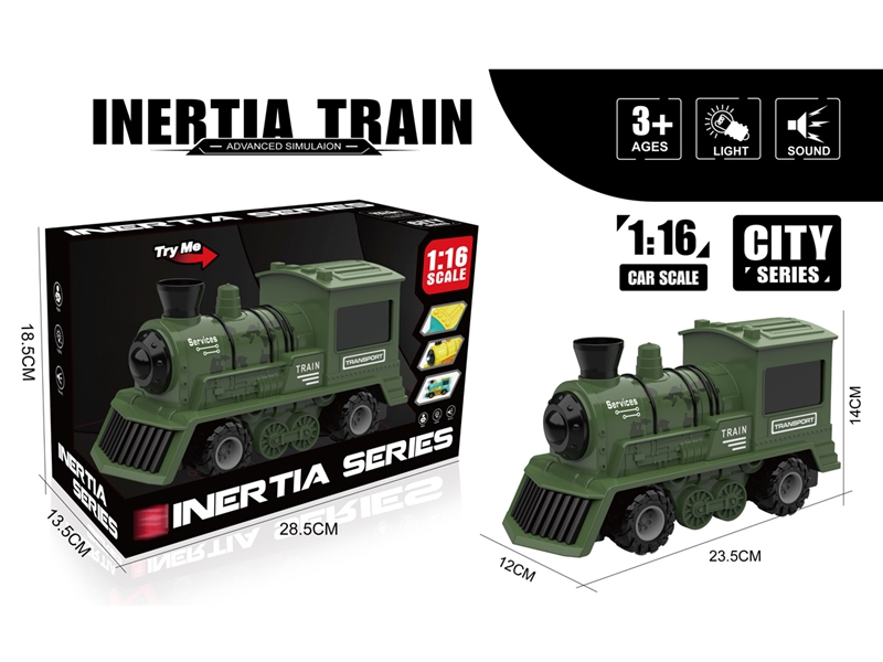 FRICTION TRAIN W/SOUND & LIGHT（NOT INCLUDED BATTERY） - HP1246189