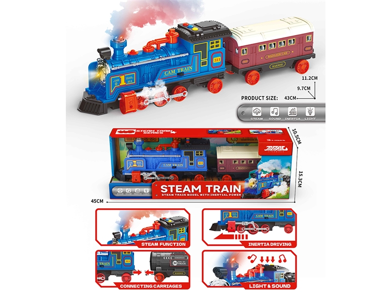 FRICTION TRAIN W/SPRAY & LIGHT & SOUND - HP1246242