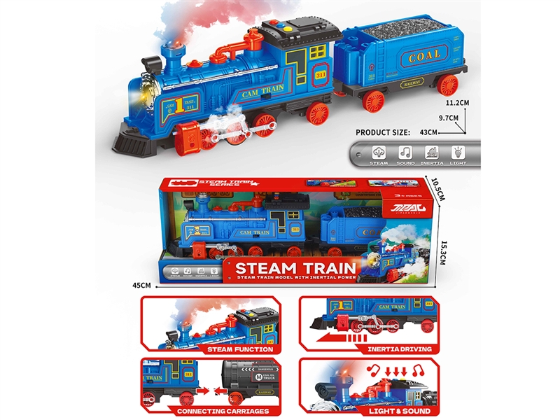 FRICTION TRAIN W/SPRAY & LIGHT & SOUND - HP1246243