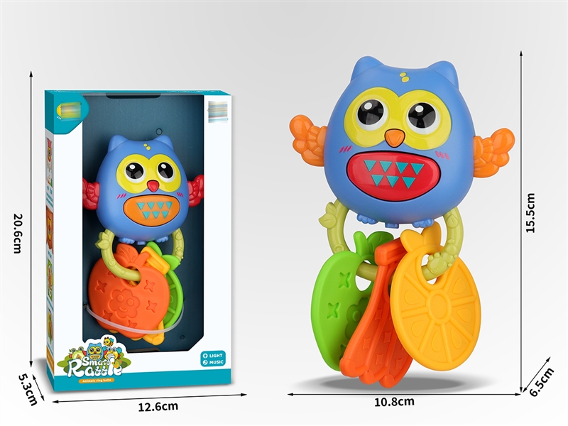 BABY RATTLE W/MUSIC & LIGHT,2COLOURS - HP1246275