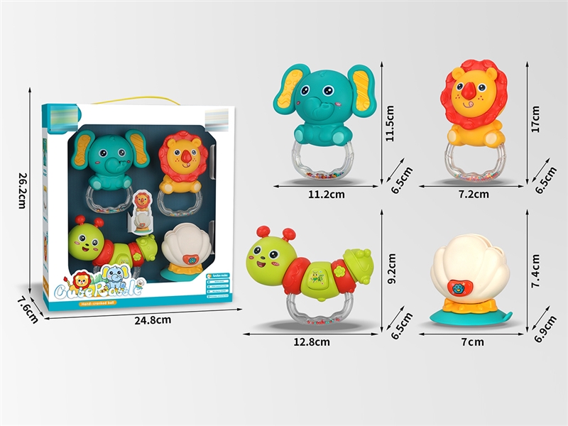 BABY RATTLE 4PCS - HP1246284