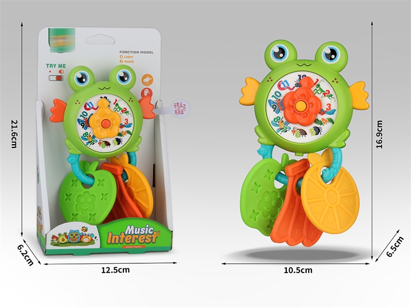 BABY RATTLE W/MUSIC & LIGHT,2COLOURS - HP1246288