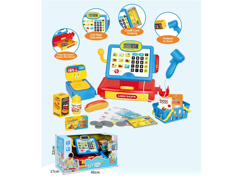 CASH REGISTER SET W/SOUND & LIGHT - HP1246312