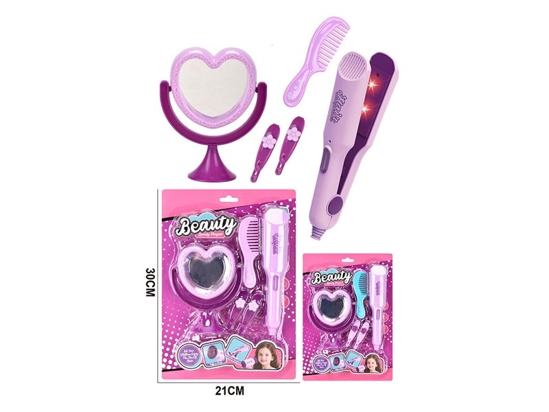 HAIRDRESSING SET W/LIGHT,5PCS,2COLOURS - HP1246709