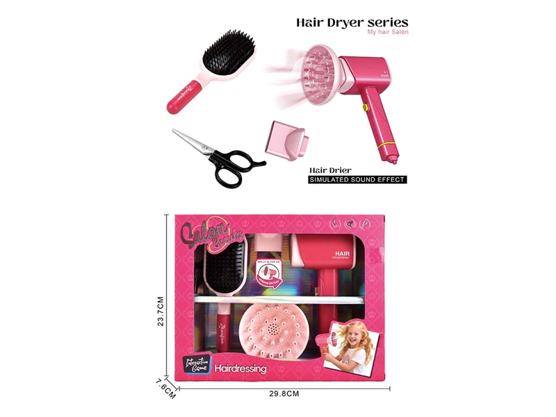 HAIRDRESSING SET W/LIGHT,5PCS - HP1246722