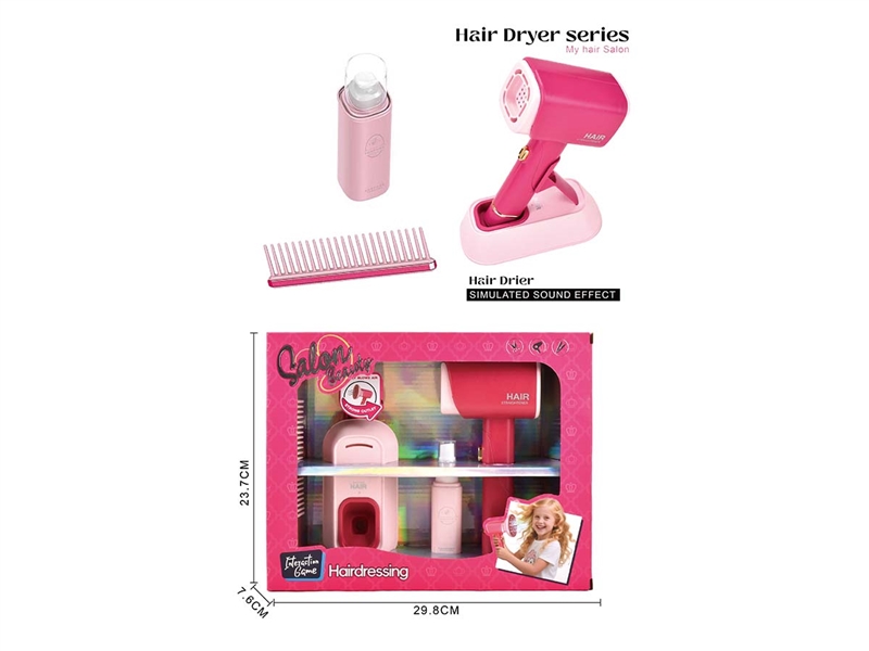 HAIRDRESSING SET W/LIGHT,5PCS - HP1246725