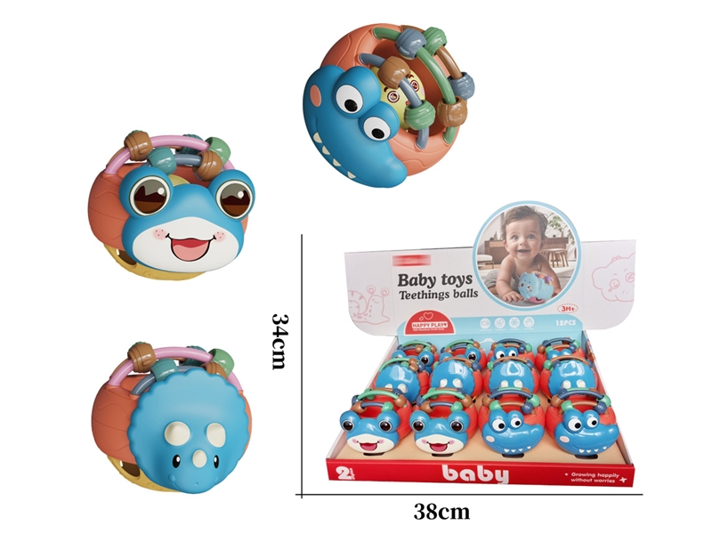 BABY RATTLE BALL , 12PCS/DISPLAY BOX - HP1246760