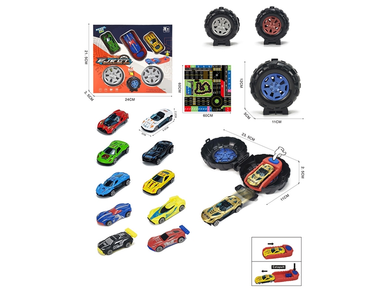CATAPULT CAR SET,3COLOURS - HP1247262