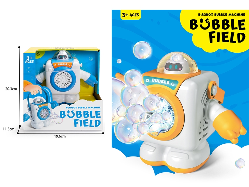 B/O BUBBLE ROBOT 120ML,2COLOURS - HP1247290