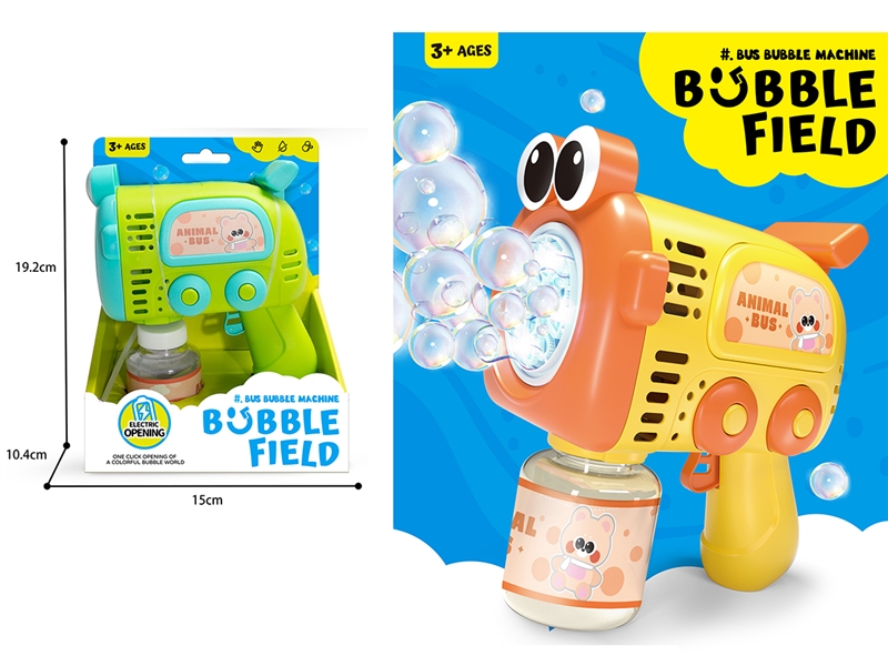 B/O BUBBLE GUN 80ML,2COLOURS - HP1247291