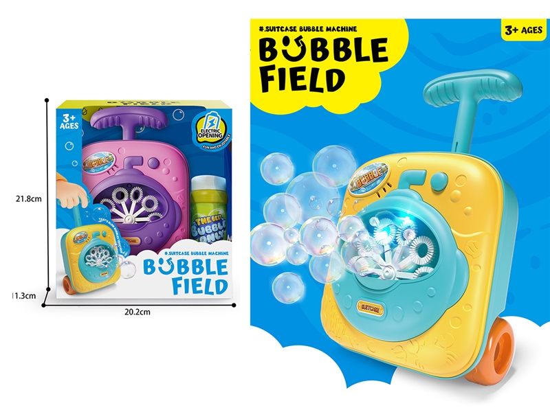 B/O BUBBLE GUN 120ML,2COLOURS - HP1247294