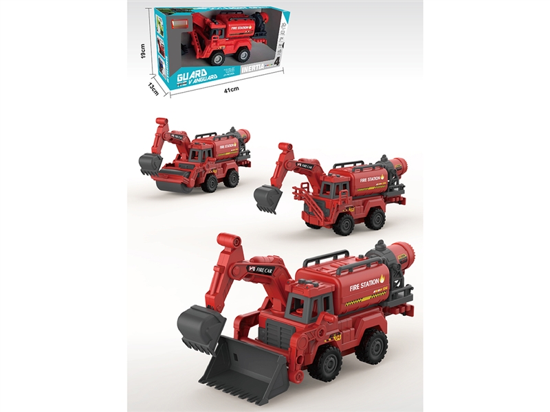 1:16 FRICTION CONSTRUCTION TRUCK W/LIGHT & SOUND,3ASST - HP1247306