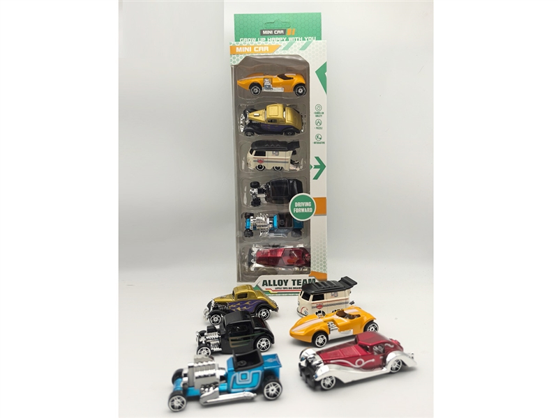 FREE WAY DIE-CAST CAR SET,6ASST - HP1247890