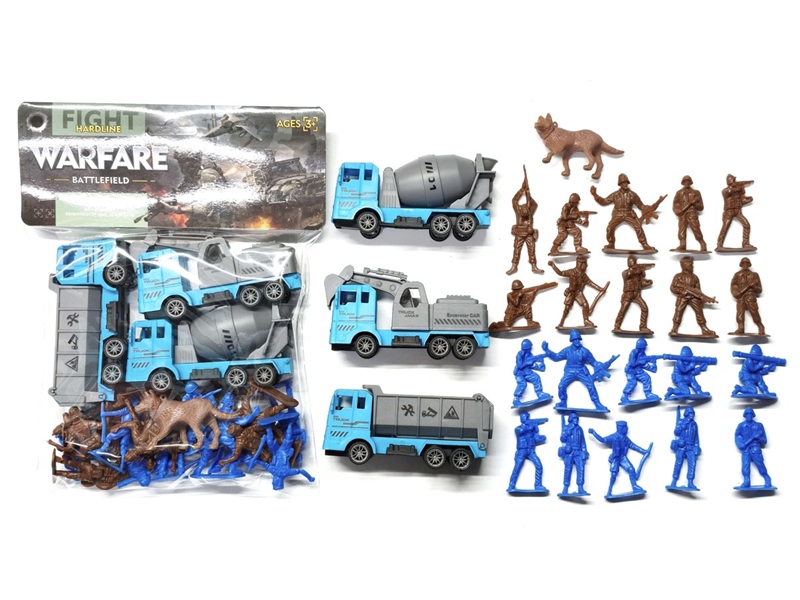 PULL BACK SOLDIER PLAY SET - HP1248100