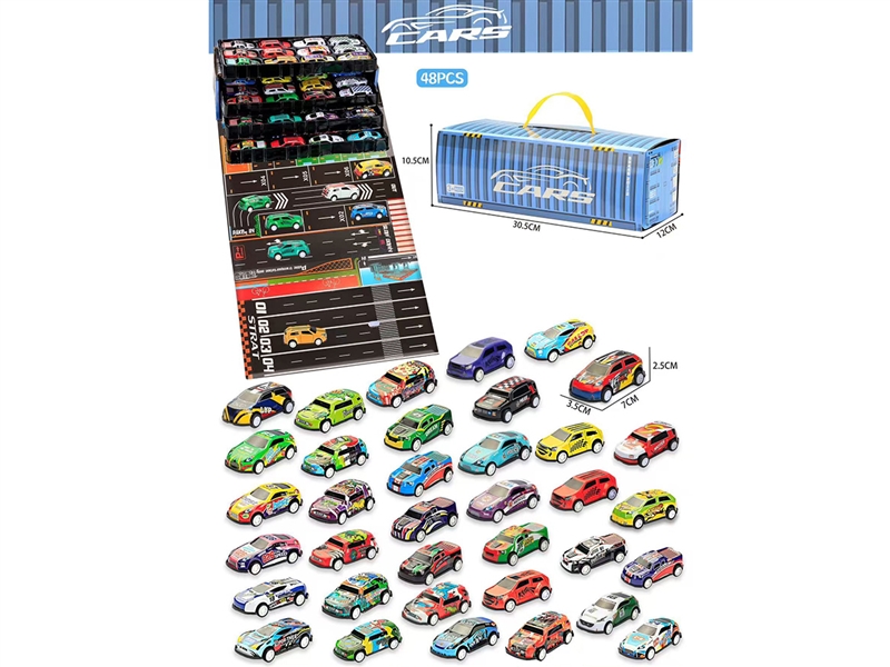 PULL BACK DIE-CAST CAR 48PCS - HP1248126